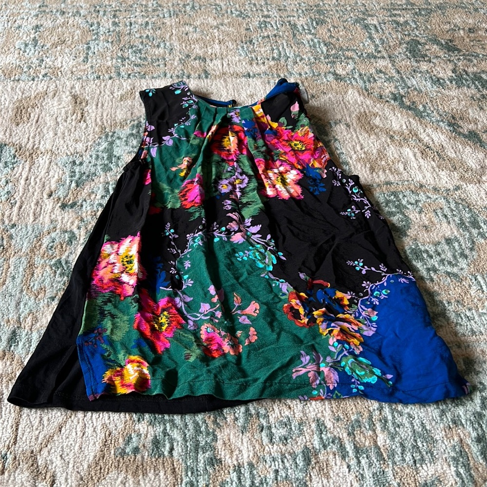 Vanessa Virginia Floral Sleeveless Top by Anthropologie
